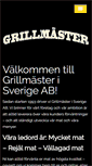 Mobile Screenshot of grillmaster.se