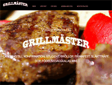 Tablet Screenshot of grillmaster.se